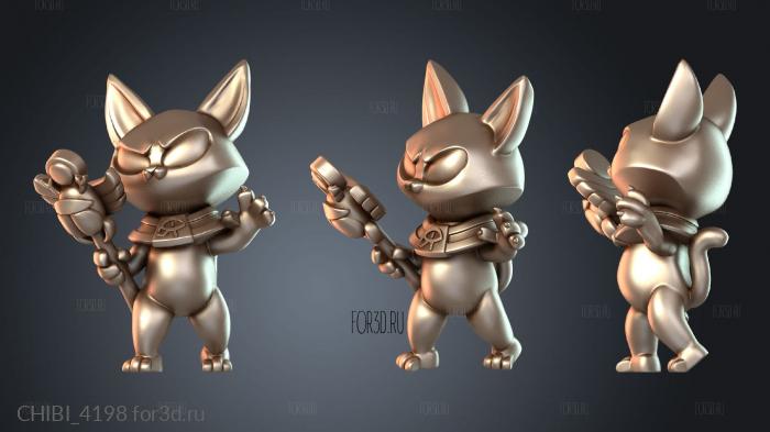 CHIBI_4198 stl model for CNC