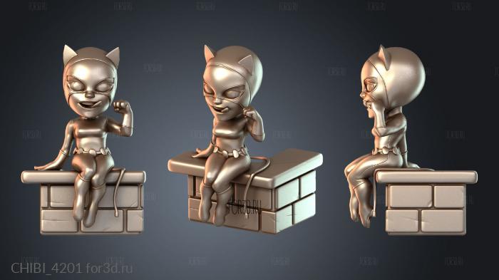 CHIBI_4201 stl model for CNC