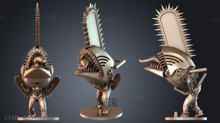 CHIBI_4204 stl model for CNC