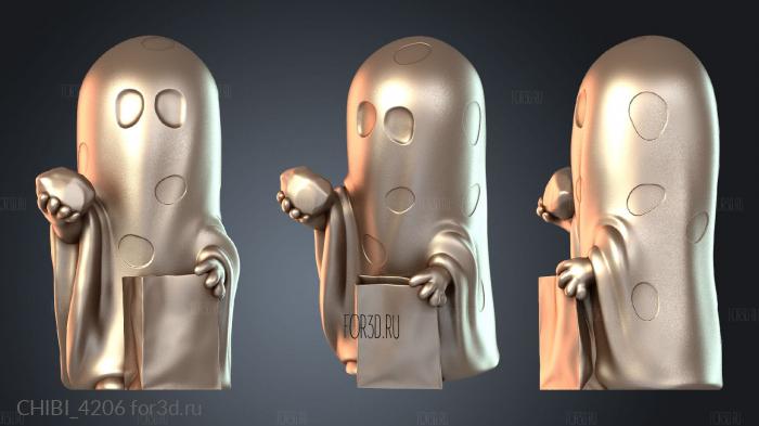 CHIBI_4206 stl model for CNC