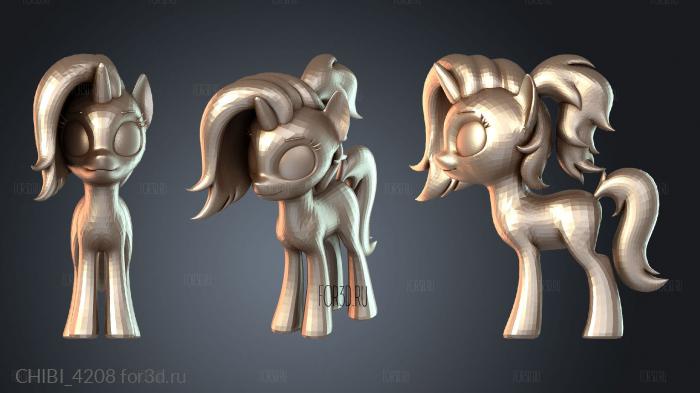 CHIBI_4208 stl model for CNC
