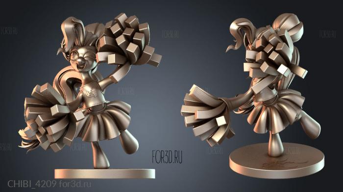 CHIBI_4209 stl model for CNC