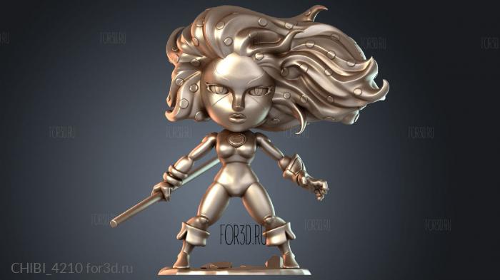 CHIBI_4210 stl model for CNC
