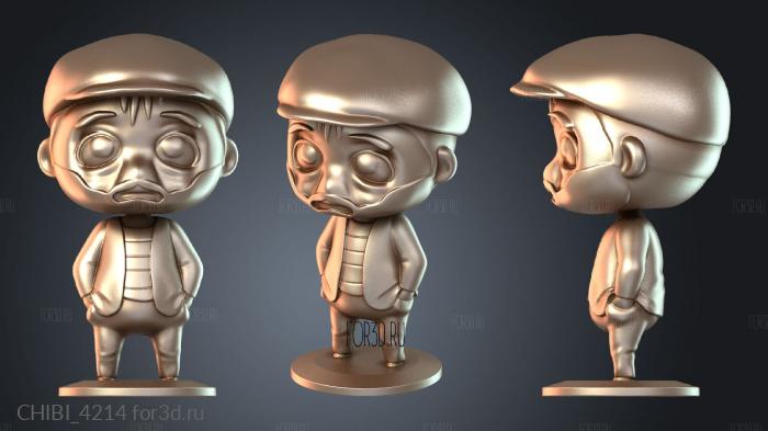 CHIBI_4214 stl model for CNC