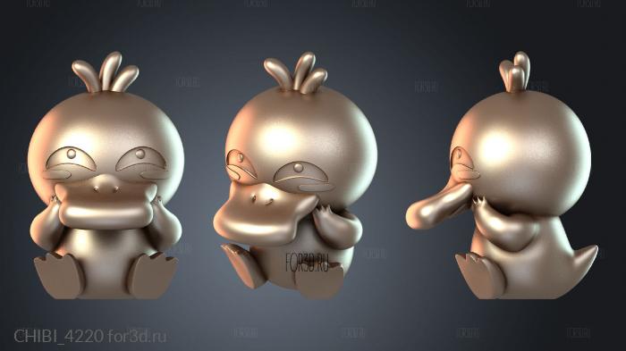 CHIBI_4220 stl model for CNC