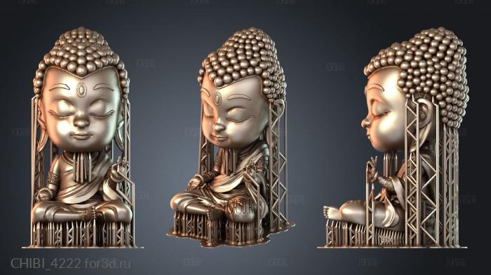 CHIBI_4222 stl model for CNC