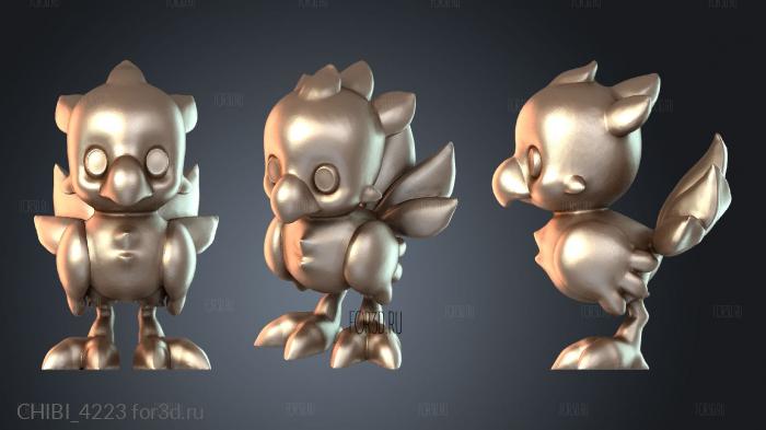 CHIBI_4223 stl model for CNC