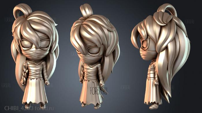 CHIBI_4233 stl model for CNC