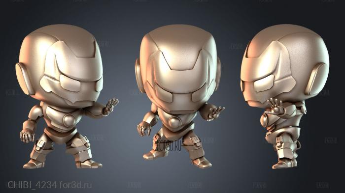 CHIBI_4234 stl model for CNC