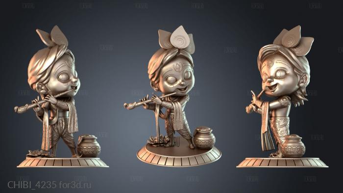CHIBI_4235 stl model for CNC