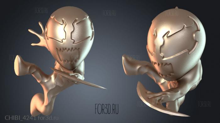 CHIBI_4241 stl model for CNC