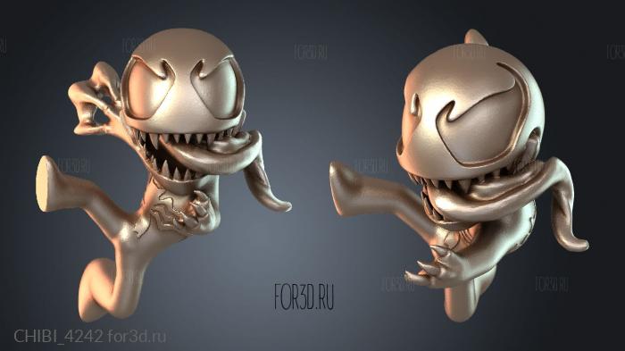 CHIBI_4242 stl model for CNC