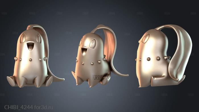 CHIBI_4244 stl model for CNC