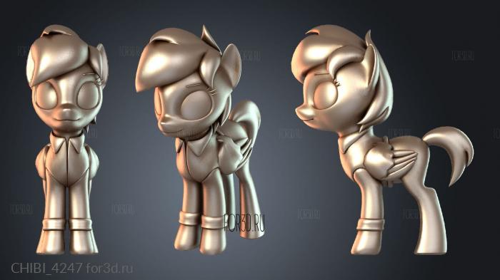 CHIBI_4247 stl model for CNC
