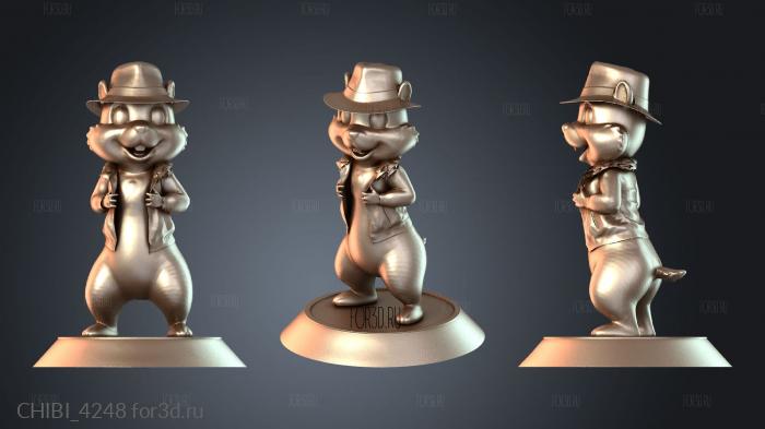 CHIBI_4248 stl model for CNC
