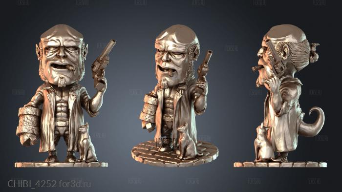 CHIBI_4252 stl model for CNC