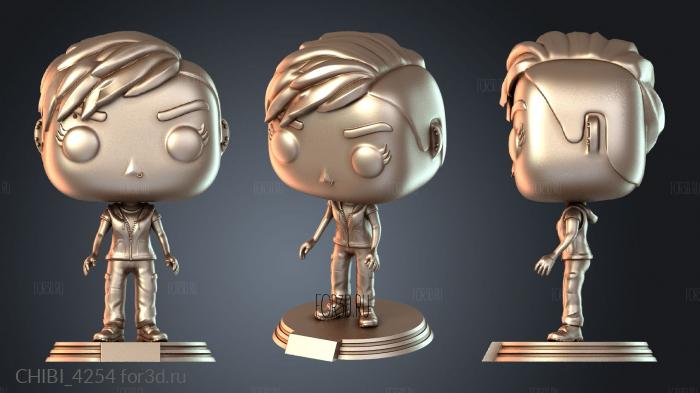CHIBI_4254 stl model for CNC