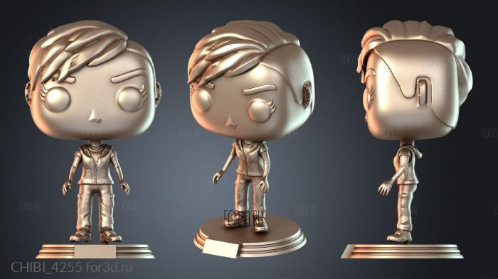 CHIBI_4255 stl model for CNC