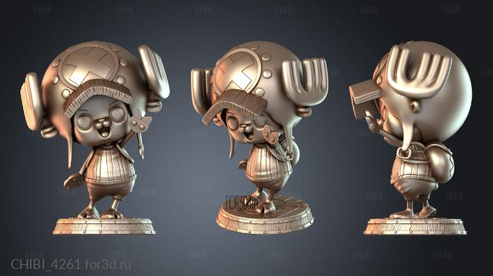CHIBI_4261 stl model for CNC