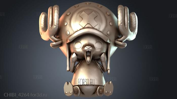 CHIBI_4264 stl model for CNC