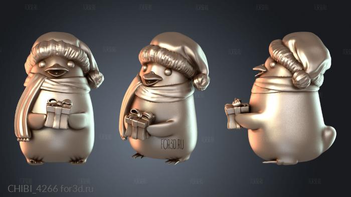 CHIBI_4266 stl model for CNC