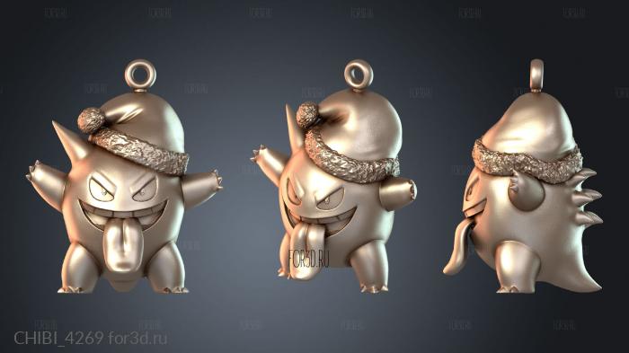 CHIBI_4269 stl model for CNC