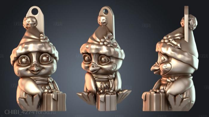 CHIBI_4274 stl model for CNC