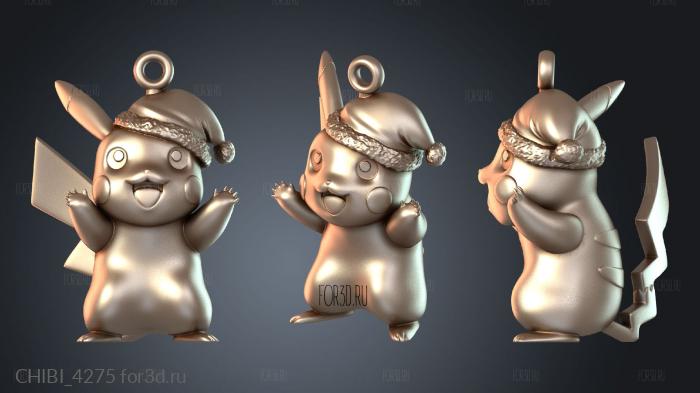 CHIBI_4275 stl model for CNC
