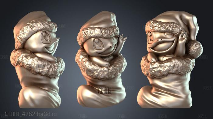 CHIBI_4282 stl model for CNC
