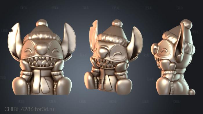 CHIBI_4286 stl model for CNC