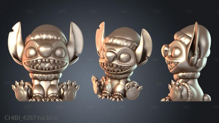 CHIBI_4287 stl model for CNC