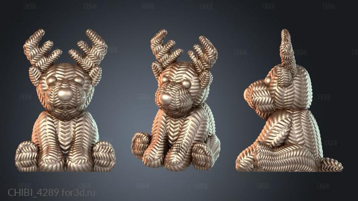 CHIBI_4289 stl model for CNC