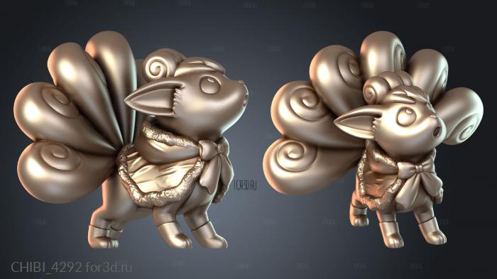 CHIBI_4292 stl model for CNC
