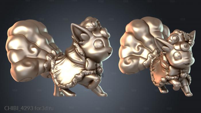 CHIBI_4293 stl model for CNC