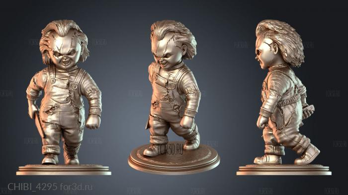 CHIBI_4295 stl model for CNC