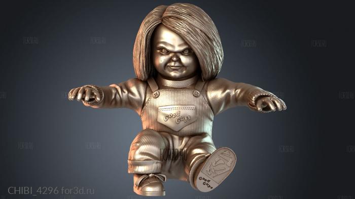 CHIBI_4296 stl model for CNC