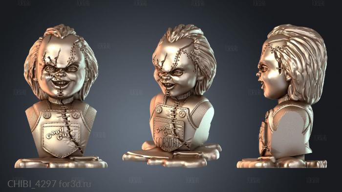CHIBI_4297 stl model for CNC