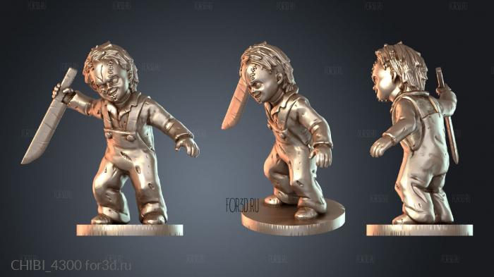 CHIBI_4300 stl model for CNC