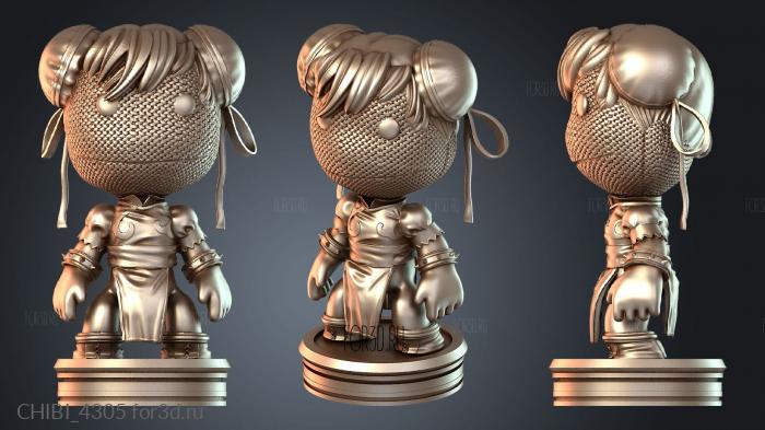 CHIBI_4305 stl model for CNC