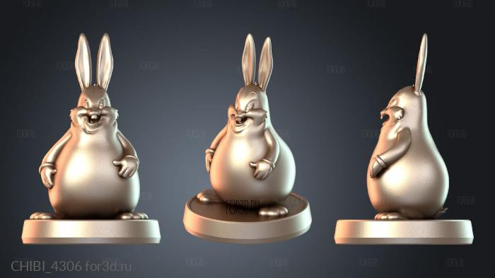 CHIBI_4306 stl model for CNC