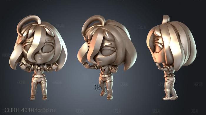 CHIBI_4310 stl model for CNC