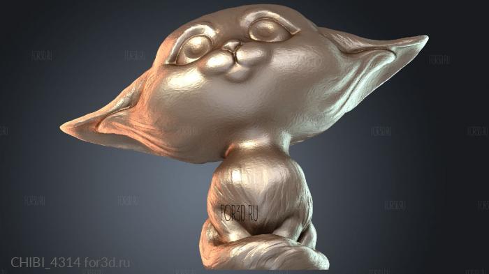 CHIBI_4314 stl model for CNC