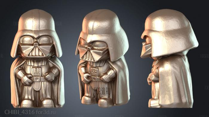 CHIBI_4316 stl model for CNC