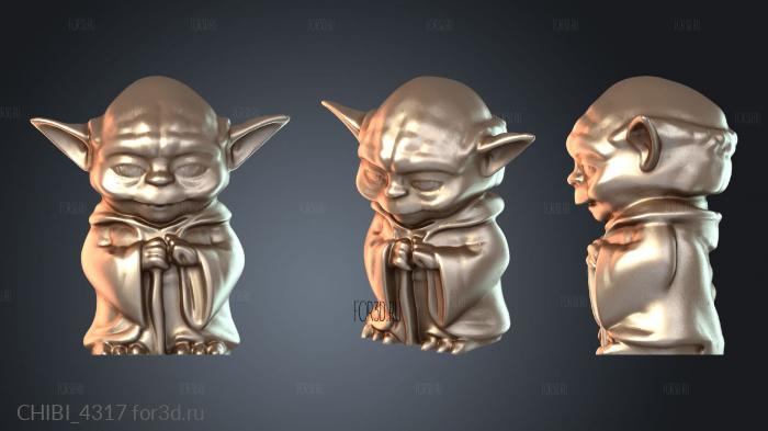 CHIBI_4317 stl model for CNC