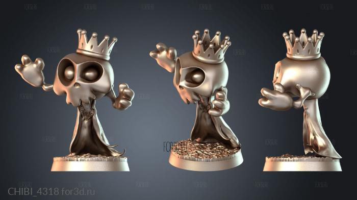 CHIBI_4318 stl model for CNC