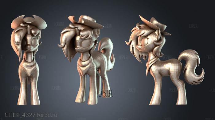 CHIBI_4327 stl model for CNC