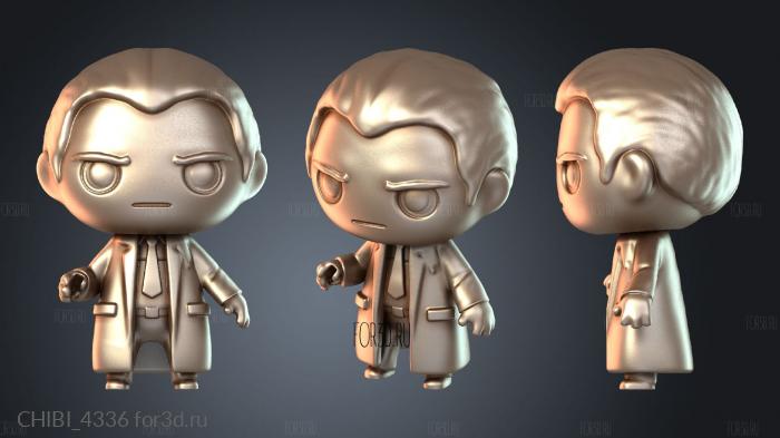CHIBI_4336 stl model for CNC