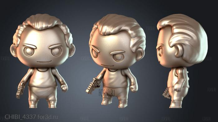 CHIBI_4337 stl model for CNC