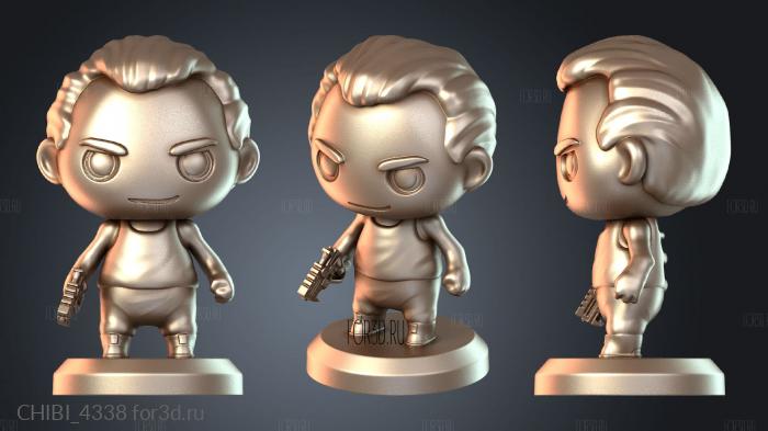 CHIBI_4338 stl model for CNC
