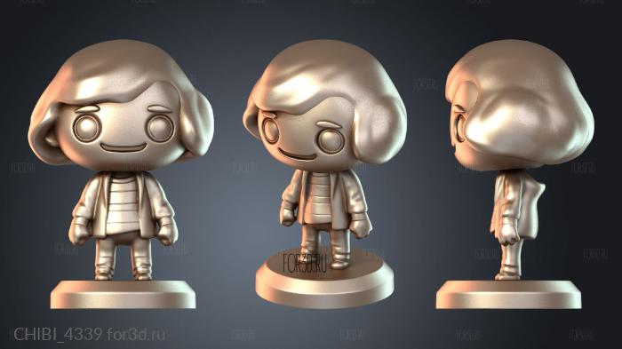 CHIBI_4339 stl model for CNC